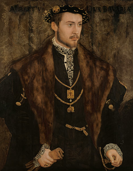 Duque Alberto de Baviera (El Magnífico) de Hans Mielich