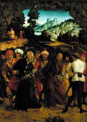 The Arrest of St. Peter and St. Paul, from a polyptych depicting Scenes from the Lives of SS. Peter