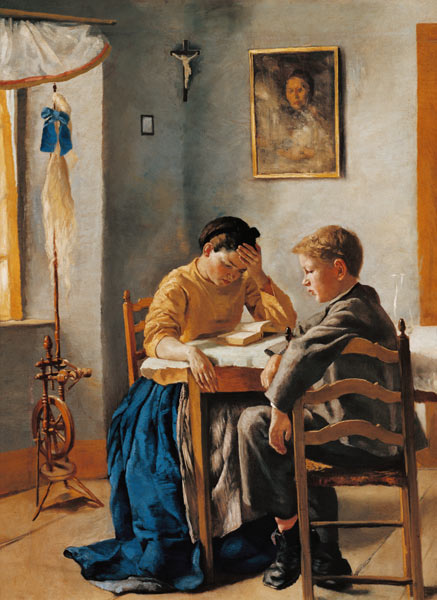 The brothers and sisters de Hans Thoma