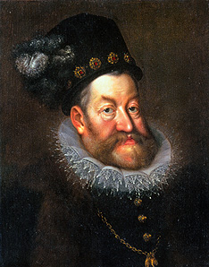Emperor Rudolph II. (1552-1612) de Hans von Aachen
