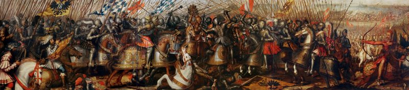 Louis IV the Bavarian defeats Frederick the Fair in the Battle of Mühldorf in 1322 de Hans Werl