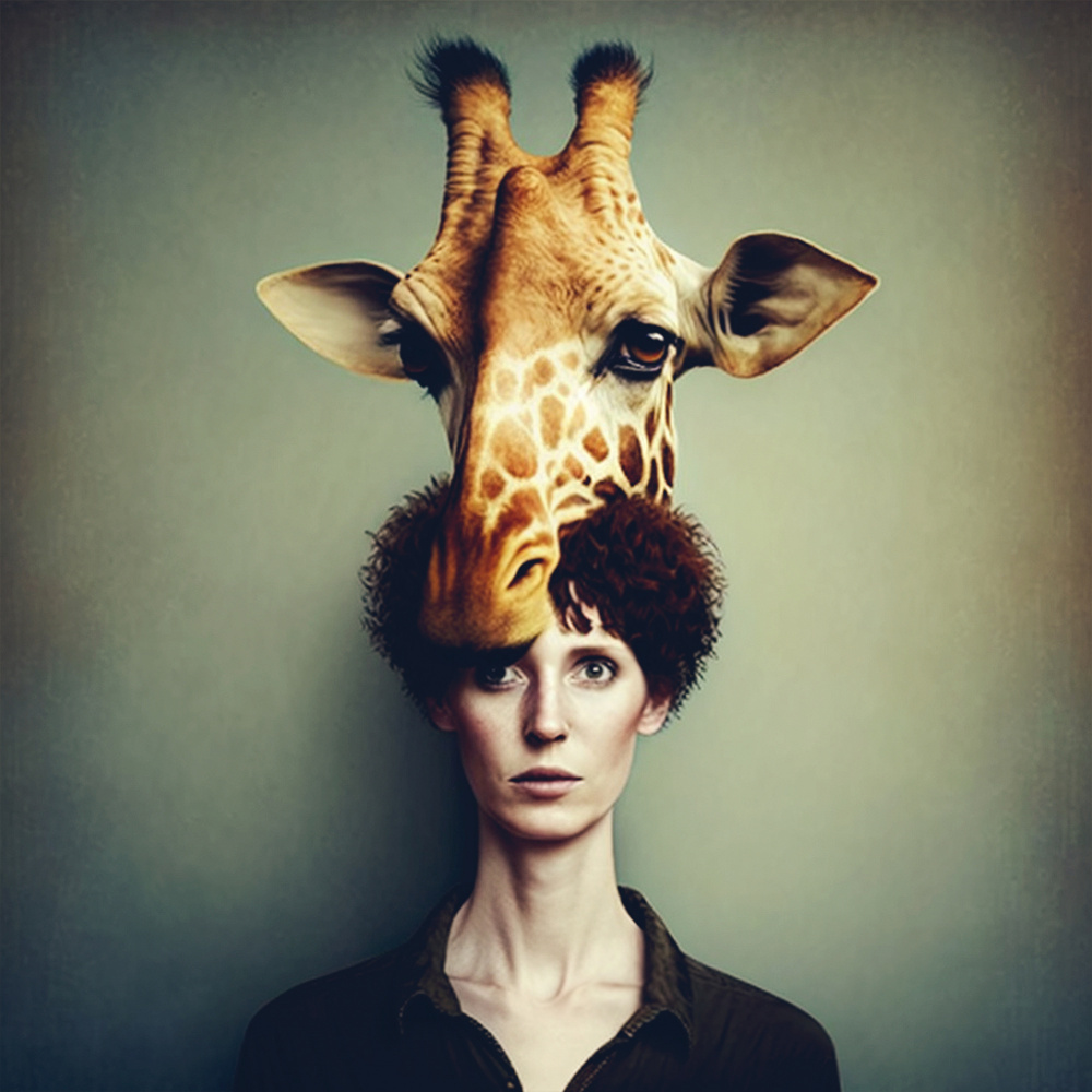 Giraffe Woman de Hany Hossameldin