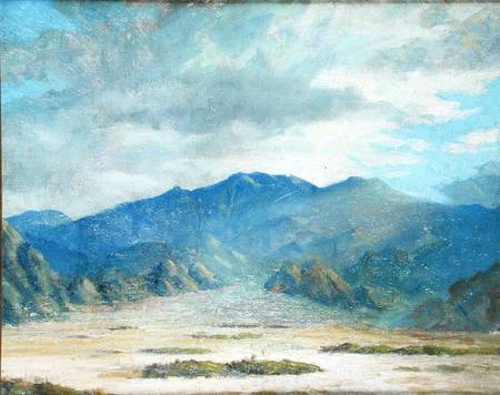 California Desert Scene (oi on canvas) de Harold Arthur Streator