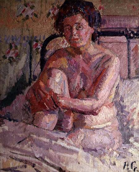 Nude on a Bed de Harold Gilman