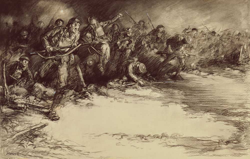 Counter Attack, c.1918 de Harold James Mowat