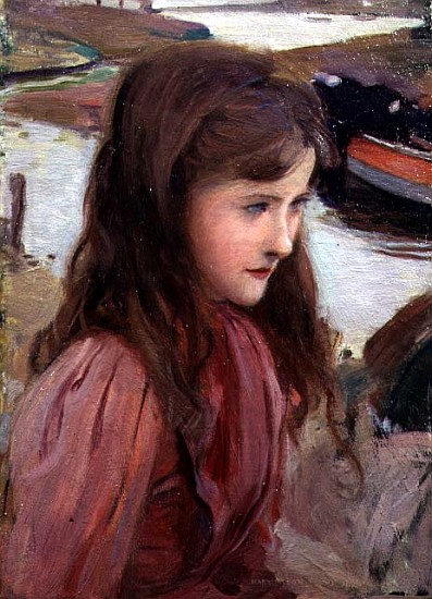 Study of a Young Girl de Harrington Mann