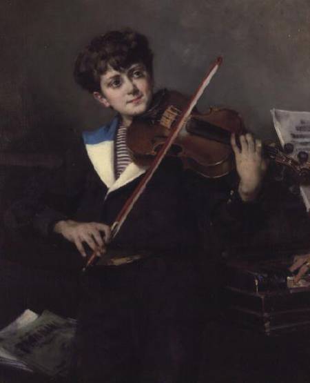 The Violinist de Harry Humphrey Moore