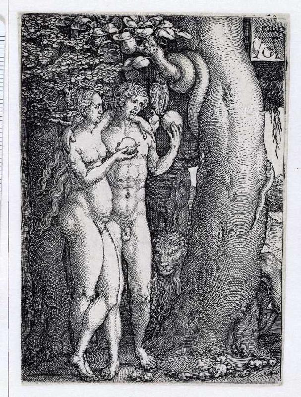 Die Geschichte von Adam und Eva: Der Sündenfall de Heinrich Aldegrever
