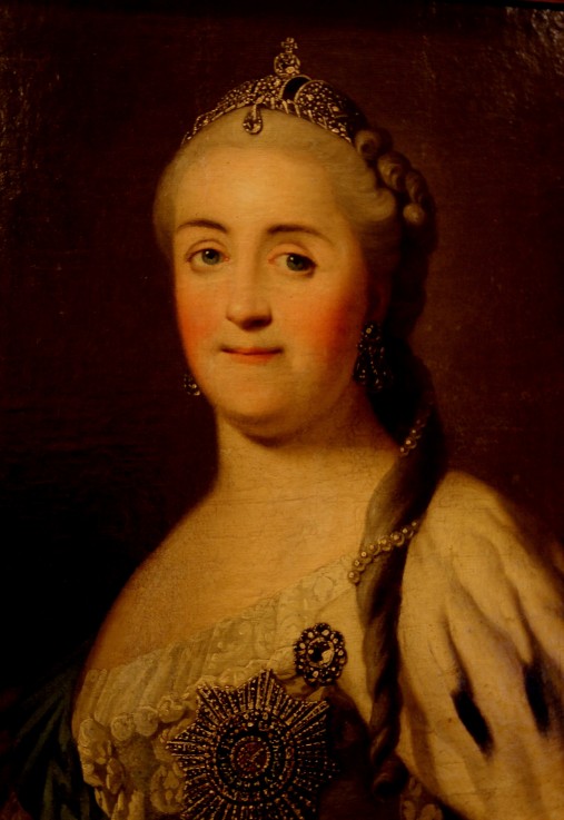 Portrait of Empress Catherine II (1729-1796) de Heinrich Buchholz