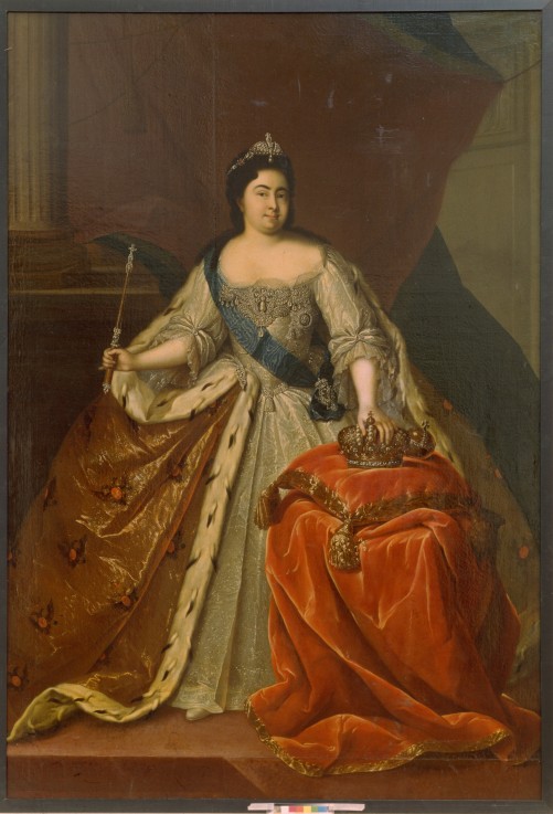 Portrait of Empress Catherine I. (1684-1727) de Heinrich Buchholz