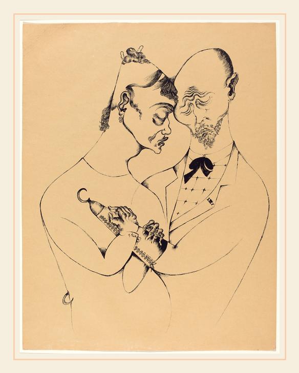 Das Ehepaar (The Married Couple) de Heinrich Hoerle