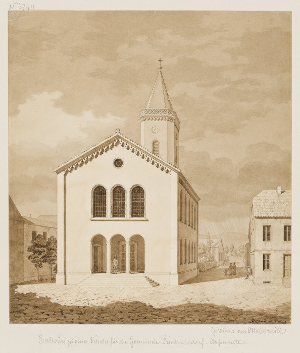 Entwurf zu einer Kirche für die Gemeinde Friedrichsdorf de Heinrich Hübsch