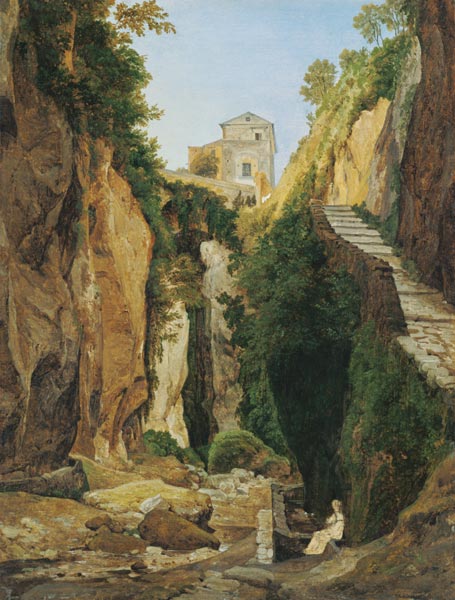 Ravine at Sorrento de Heinrich Reinhold