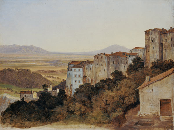 View of Olevano de Heinrich Reinhold