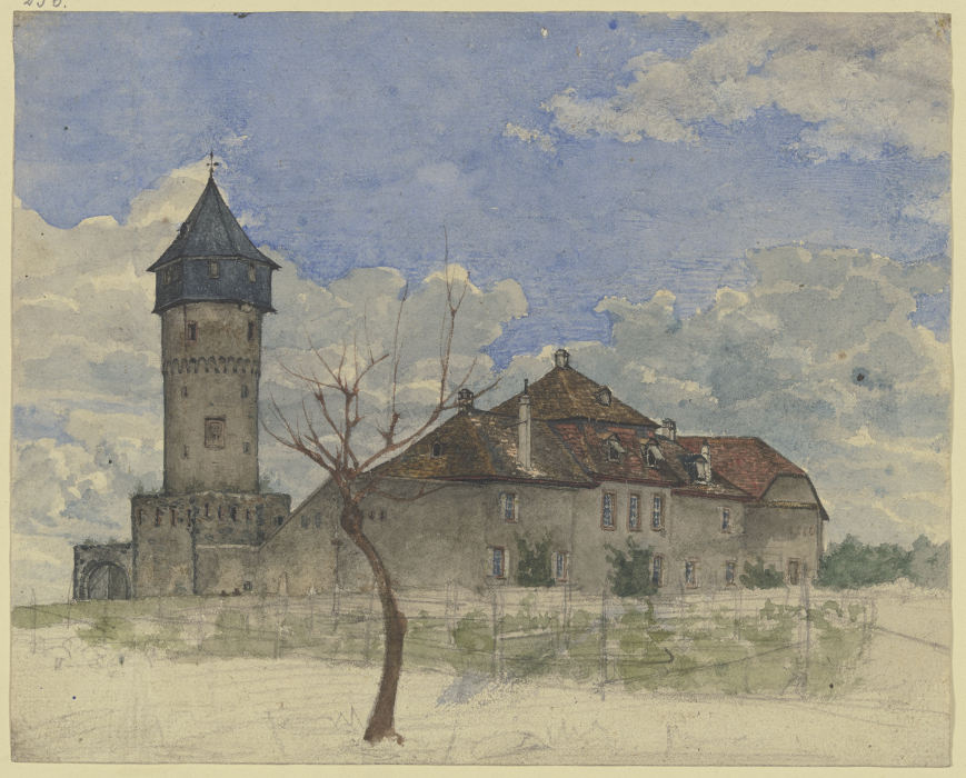 The watchtower in Sachsenhausen de Heinrich Rumbler