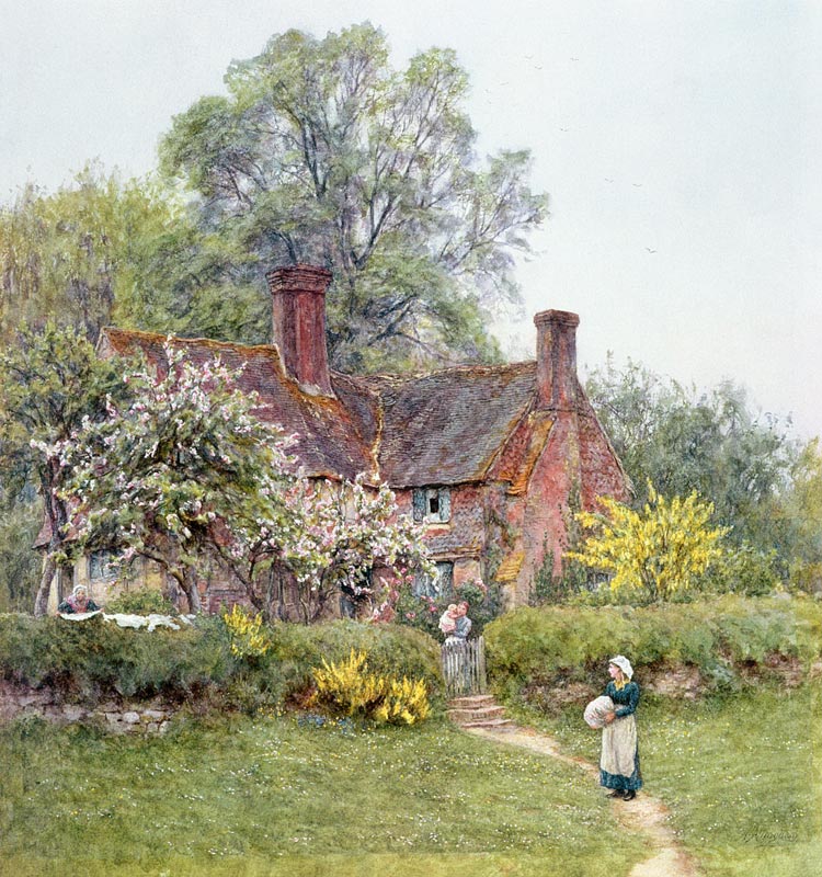 Cottage at Chiddingfold de Helen Allingham