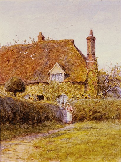 Sunflower Cottage de Helen Allingham