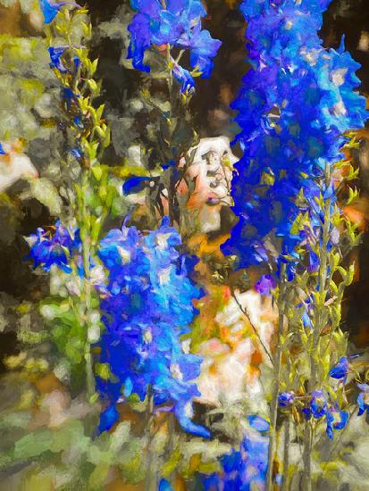 Blue Delphiniums