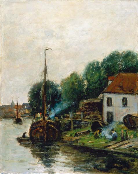 At the channel de Helmuth Liesegang
