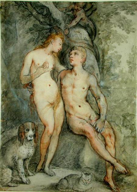 Adam and Eve de Hendrick Goltzius
