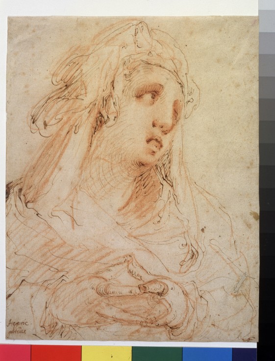A young woman (Mary Magdalene?) de Hendrick Goltzius
