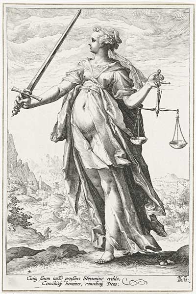 Fairness (Justice) de Hendrick Goltzius