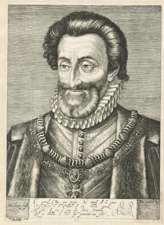 Portrait of King Henry IV of France de Hendrick Goltzius