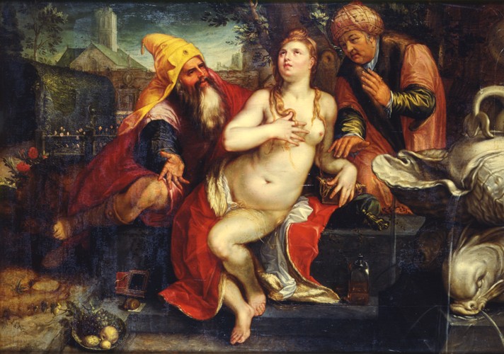 Susannah and the Elders de Hendrick Goltzius