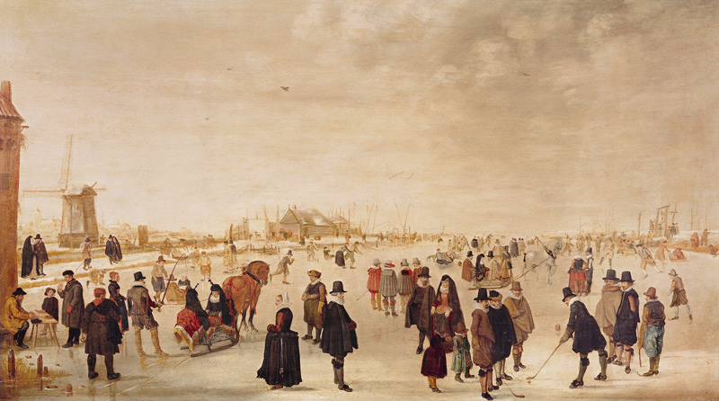 Entertainment on the Ice de Hendrik Averkamp
