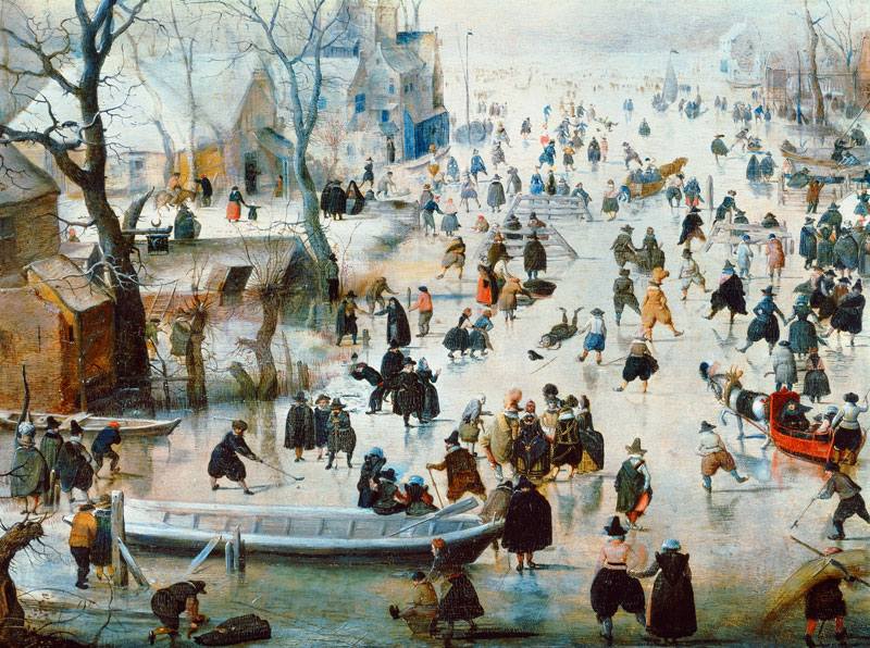 Winter Games  (detail of 186452) de Hendrik Averkamp