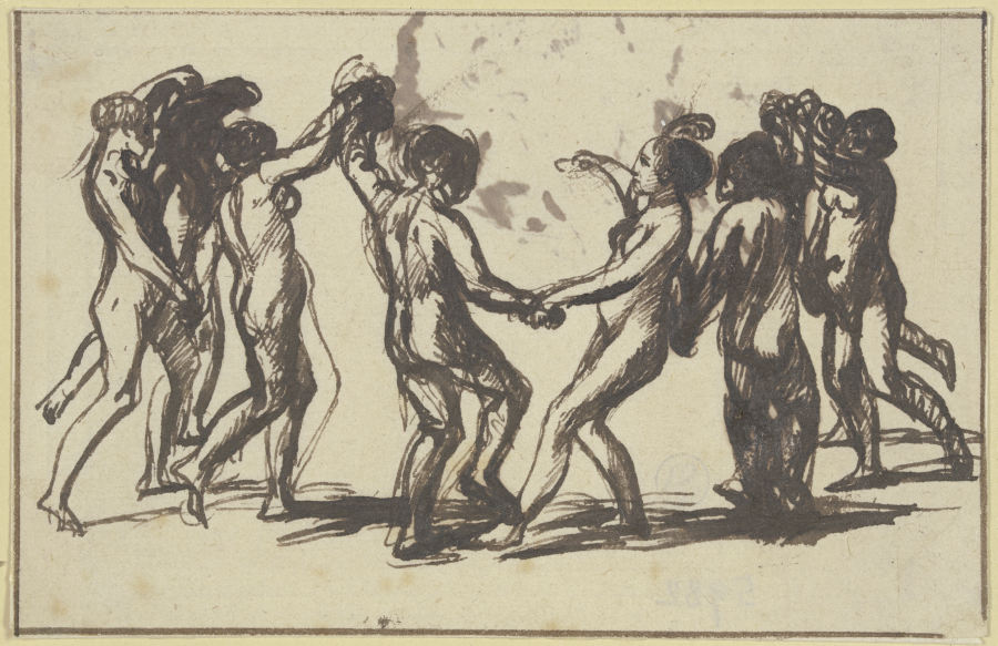 Dance of the nymphs de Hendrik Goudt