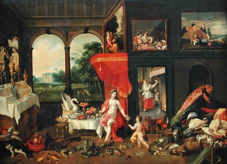 Allegory of Taste de Hendrik van Kessel