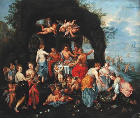 The Feast of the Gods de Hendrik van Kessel