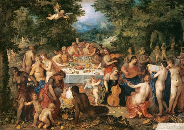 The Banquet of the Gods de Hendrik van the Elder Balen