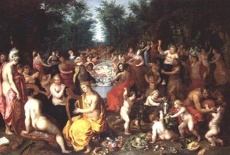 Feast of the Gods de Hendrik van the Elder Balen