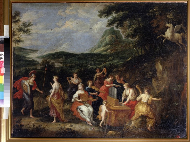 Pallas Athena and Muses de Hendrik van the Elder Balen