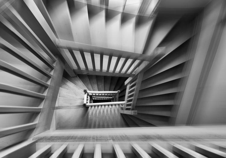 Old staircase de Henk Van Maastricht