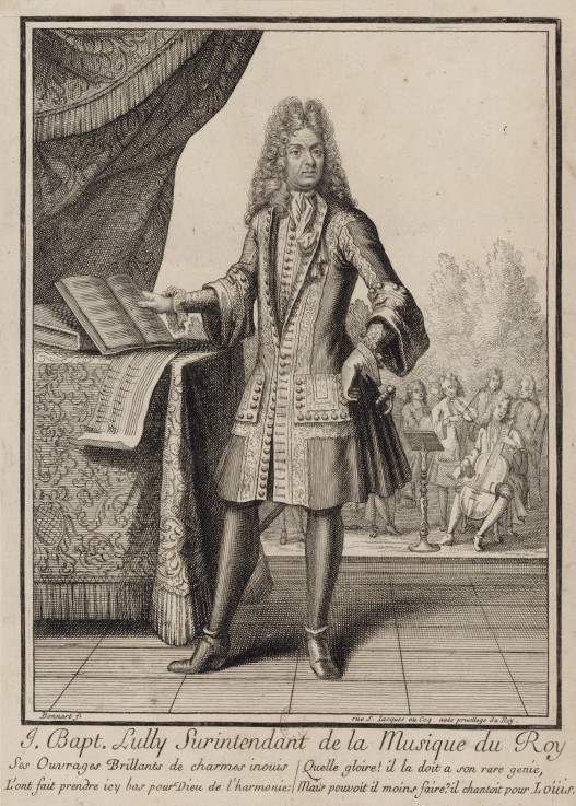 Composer Jean-Baptiste Lully de Henri Bonnart