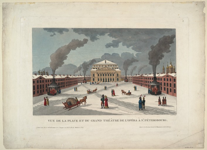 The Saint Petersburg Imperial Bolshoi Kamenny Theatre de Henri Courvoisier-Voisin