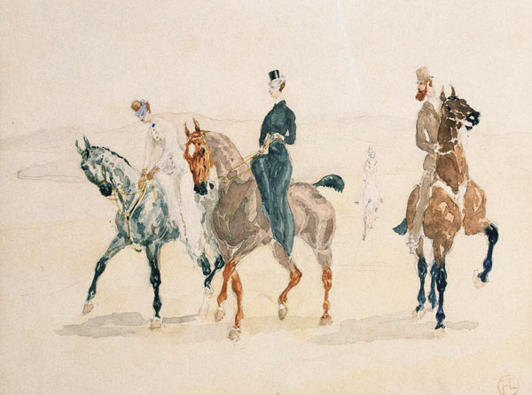 Riders de Henri de Toulouse-Lautrec