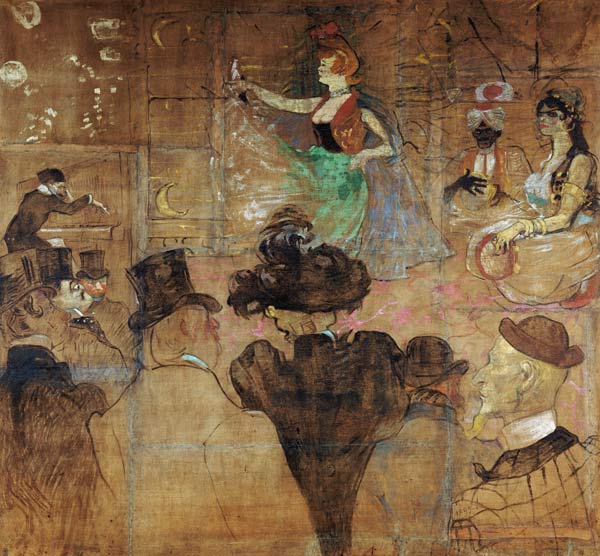 La Goulue Dancing de Henri de Toulouse-Lautrec