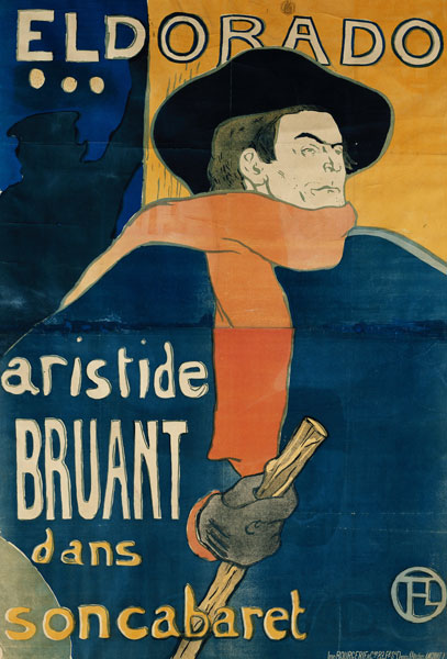 Eldorado, Aristide Bruant de Henri de Toulouse-Lautrec