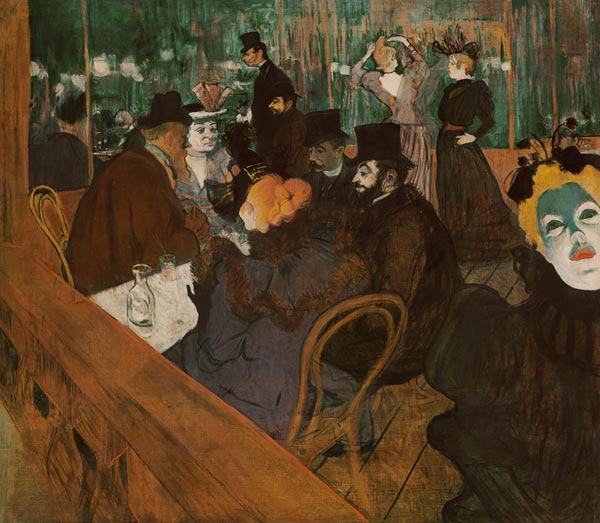 Im Moulin Rouge de Henri de Toulouse-Lautrec