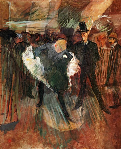 La Goulue and Valentin le Desosse de Henri de Toulouse-Lautrec