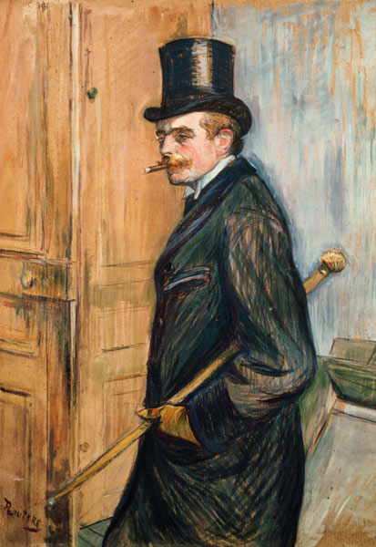 Louis Pascal in the profile de Henri de Toulouse-Lautrec