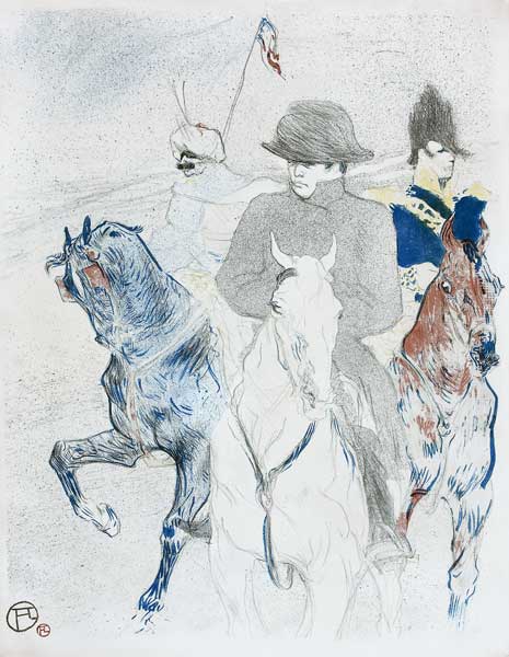 Napoleon Riding de Henri de Toulouse-Lautrec