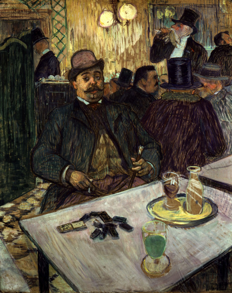 Boileau at the caf?Š de Henri de Toulouse-Lautrec