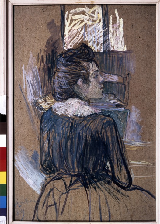 Woman at a Window de Henri de Toulouse-Lautrec