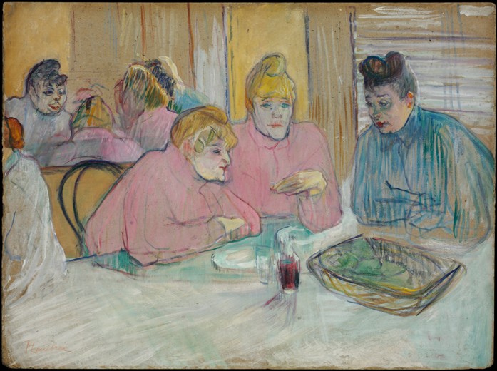 The Ladies in the Dining Room de Henri de Toulouse-Lautrec