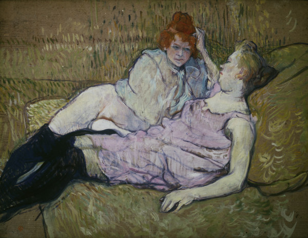 The Sofa de Henri de Toulouse-Lautrec